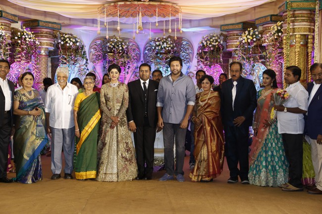 Producer Abinesh Elangovan - Nandhini Reception Stills